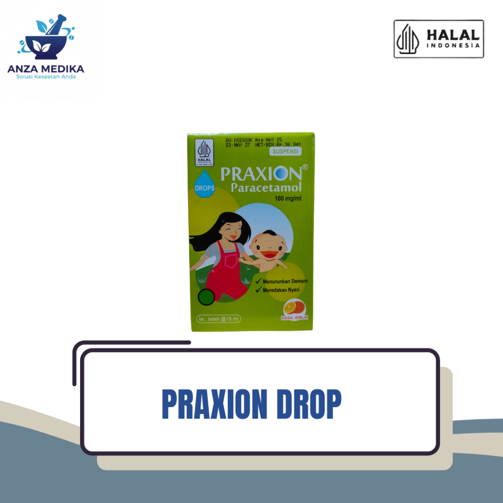 PRAXION DROPS – Paracetamol Tetes untuk Bayi