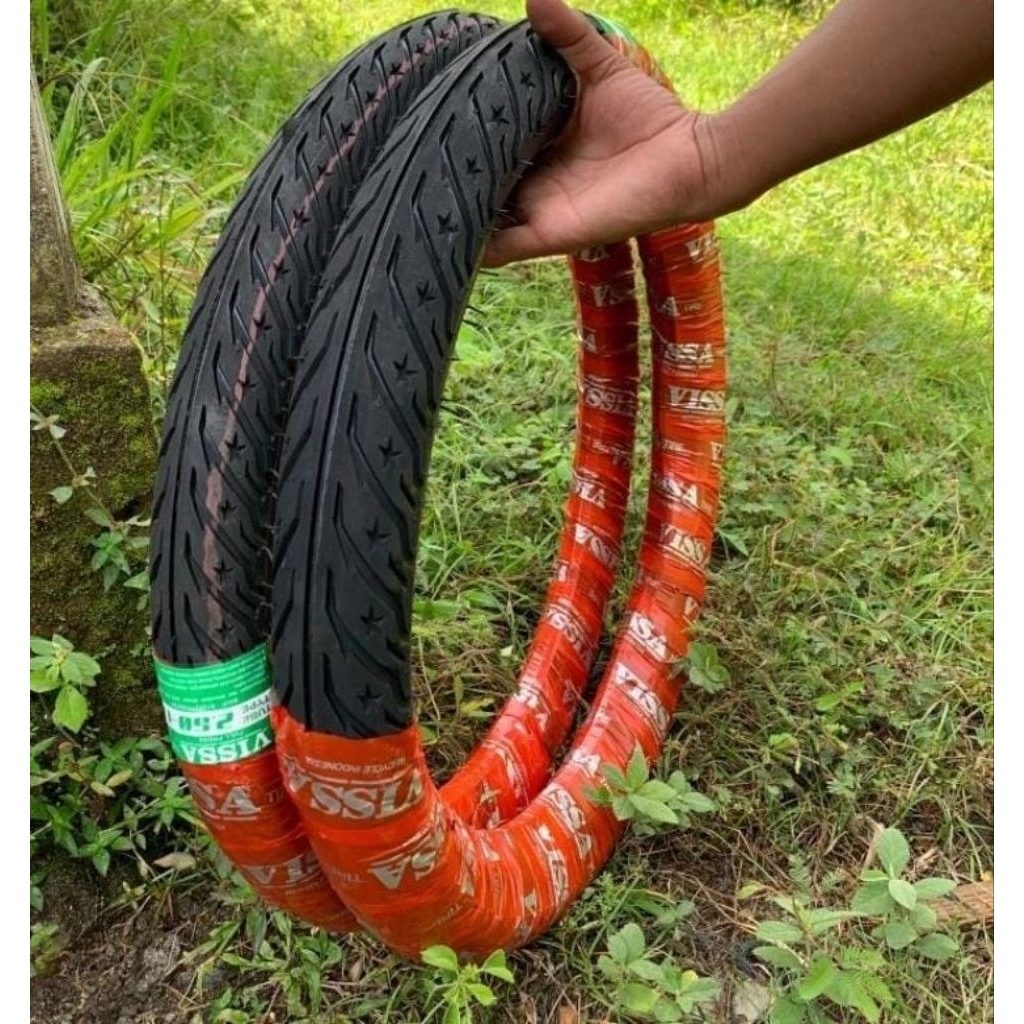 ban ring 17 ukuran 250-17 dan 275-17 sepasang depan belakang cocok untuk supra karisma revo shogun s