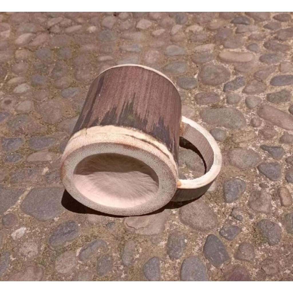 Gelas bambu cangkir bambu kerajinan bambu