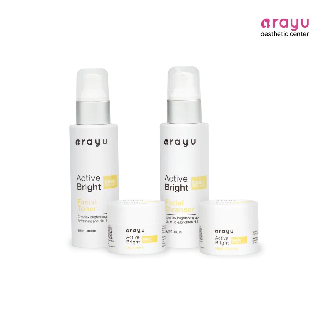 prelove paket whitening basic skincare by arayu