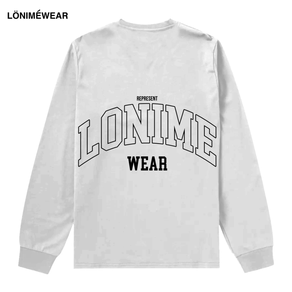 LONIMEWEAR - REPRESENT - Longsleeve Kaos lengan panjang cotton enzim