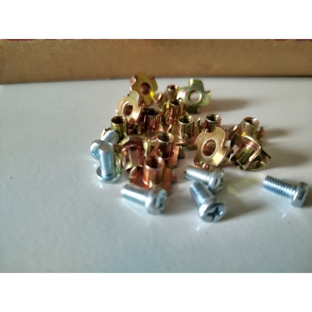 baut kursi lipat M5 x 10/baut cakar/baut furniture