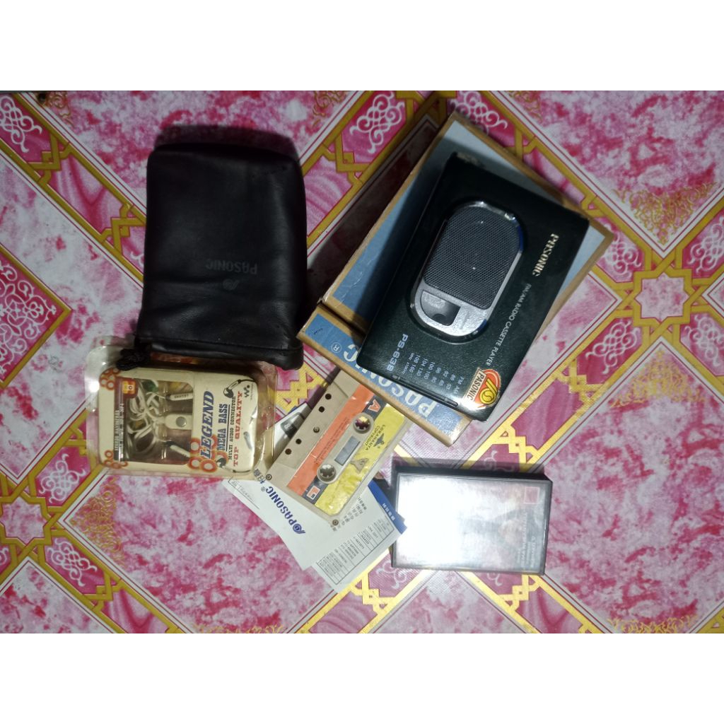 walkman Pasonic berfungsi NEW OLD STOCK free kaset