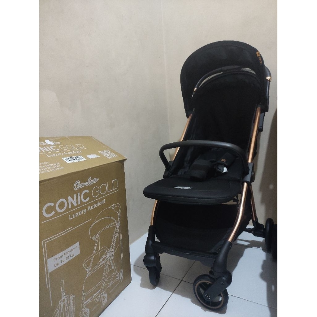 Preloved Stroller Cocolatte Conic Auto Gold