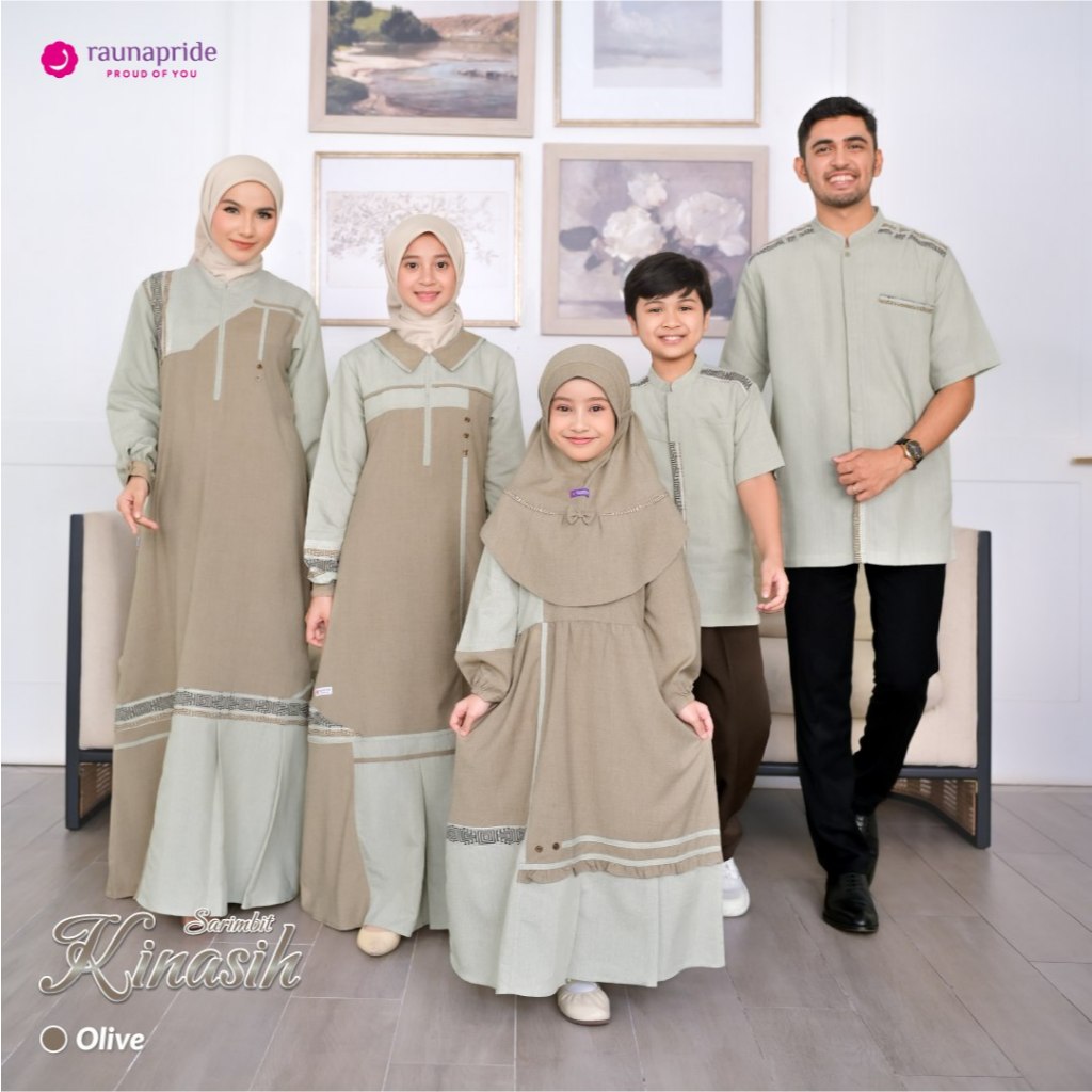 RAUNA SARIMBIT  KINASIH  TERBARU SARIMBIT LEBARAN 2026 FAMILY SET RAUNAPRIDE
