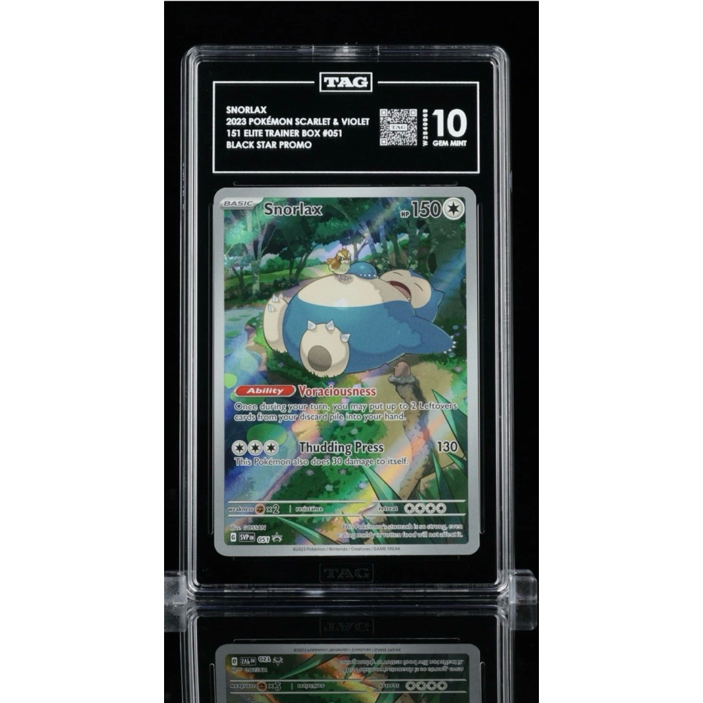 Pokemon TAG 10 Snorlax English