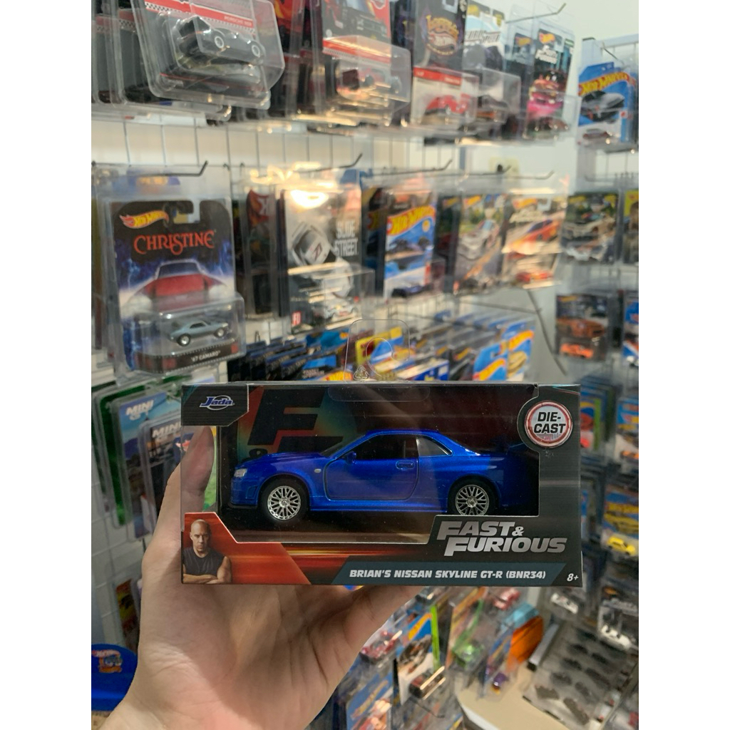 Jada 1:32 Brian Nissan Skyline GT-R R34 Blue