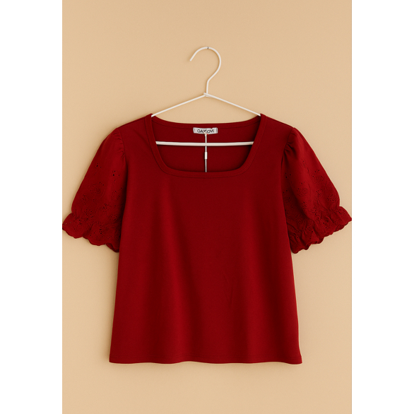 Atasan Blouse Kaos Wanita Lengan Pendek