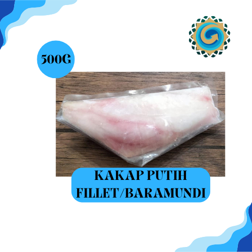 KAKAP PUTIH FILLET / BARAMUNDI FILLET 500G