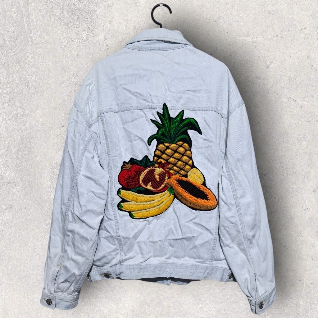 Jaket Trucker Denim Zar@ Basic (M) Boxy