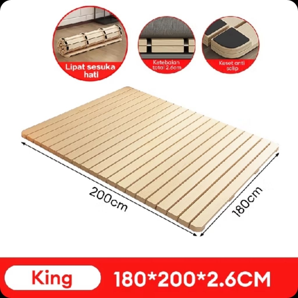 Dipan Roll / Dipan Gulung / Dipan Kasur / Matras Kasur / Alas Kasur 140 Cm / 160 Cm / 180 Cm