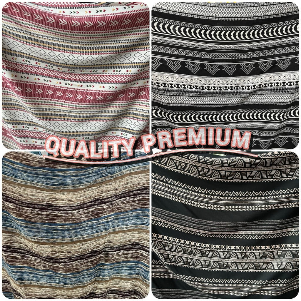Kain Katun Rayon Viscose Premium // Kain Rayon Motif Import // Bahan Kain Rayon Lembut Elegan Nyaman