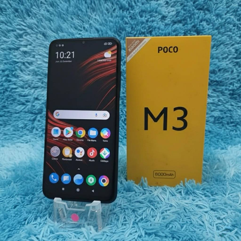 XIAOMI POCOPHONE M3 4/64GB KAPASITAS BATERAI BESAR Second Original Ex Garansi Resmi Murah Kualitas T