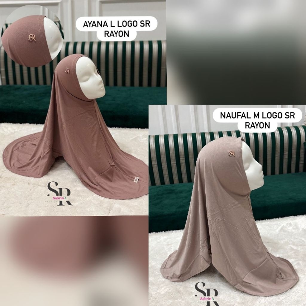 NEW AYANA PLAT M DAN L, Hijab instan non ped Billy scarf ayana baham kaos rayon premium,kerudung ins
