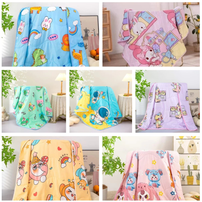 cod Selimut bayi jumbo 110*150 lembut kado lahiran selimut anak kids children quilt karakter lucu