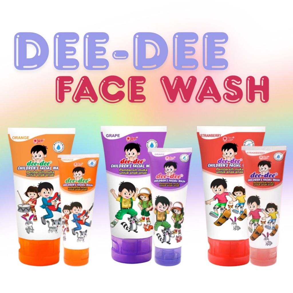 DEE DEE Facial Foam | Netto 100 mL | Sabun Cuci Muka | Pembersih Muka Anak-anak