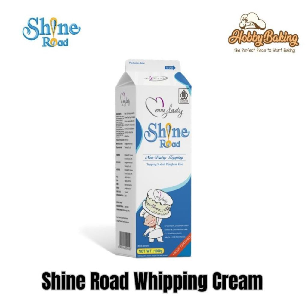 Shine Road Whipping Cream 1L
