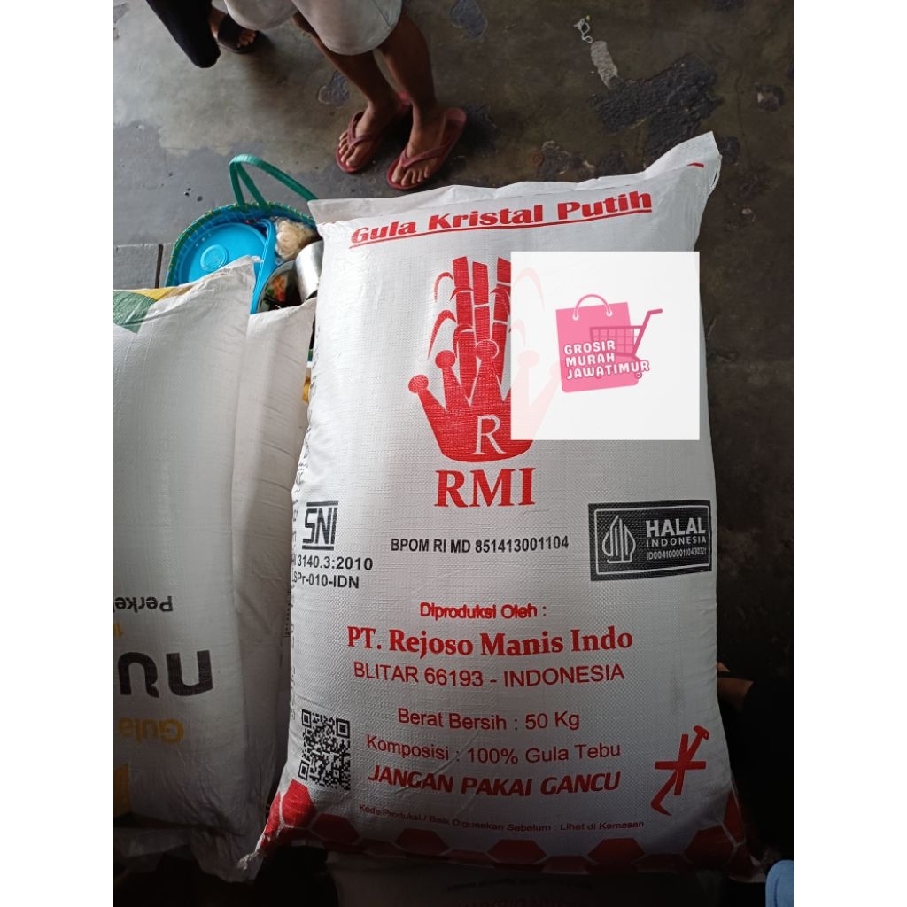 Gula Pasir RMI 1 karung isi 50kg