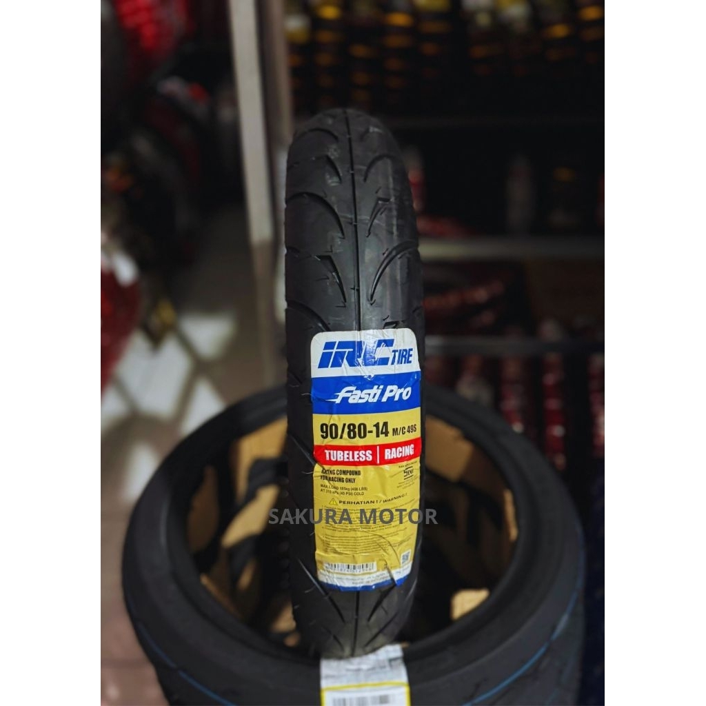 IRC Fasti Pro 90/80-14 Tubeless Soft Coumpond / Ban Matic Fasti Pro