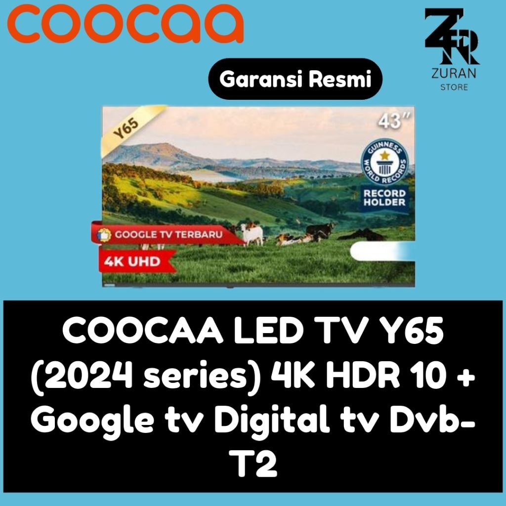 COOCAA 43Y65 UHD / 4K GOOGLE TV 43 inch