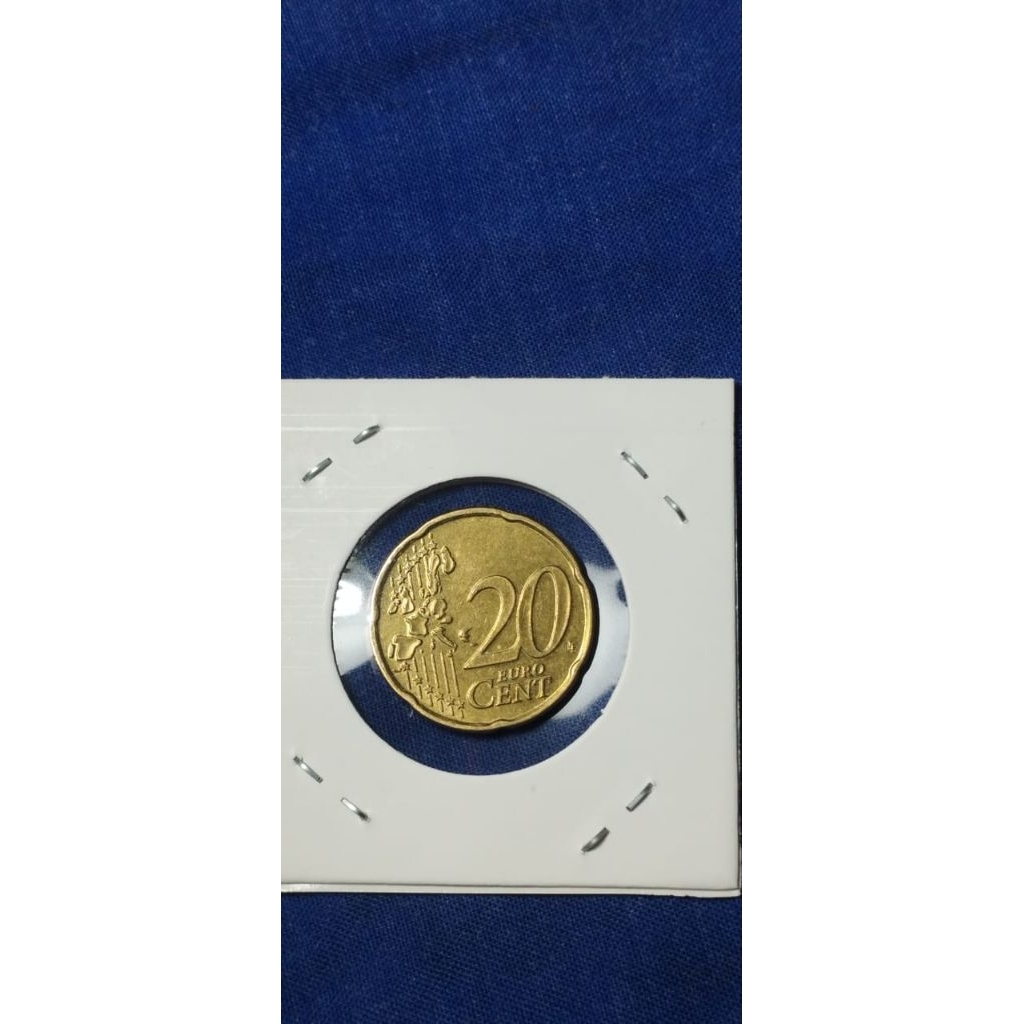 KOIN 20 CENT EURO BELGIA USIA 21 TAHUN