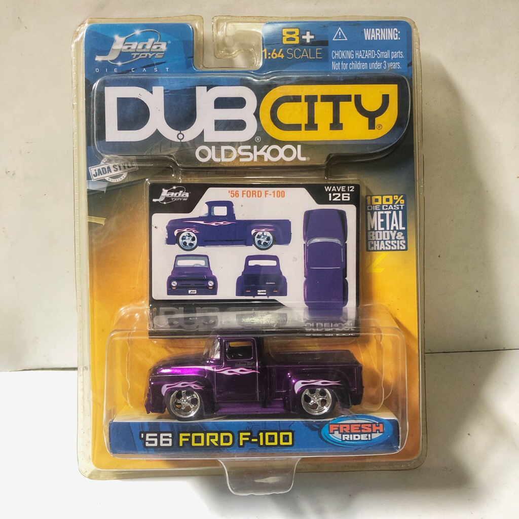 Jada 56 Ford F-100 Purple Flame 1/64