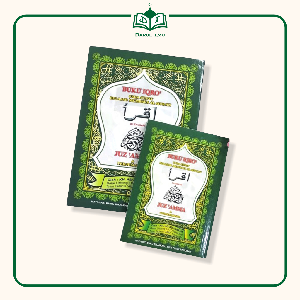 Buku Iqro Dan Juz Amma - Cara Cepat Membaca Al-Qur'an - Kh As'ad Humam