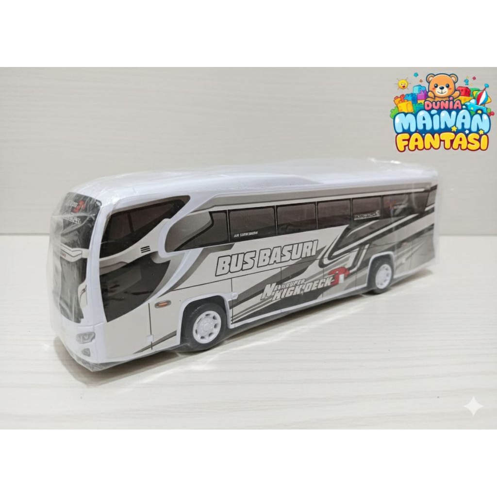 Mainan Mobil Bus Basuri TELOLET - Bus Basuri Klakson Telolet