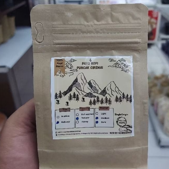 Kopi Giling Kopi Bubuk Kopi Asli Payu Kopi 100gr Majalengka Mart