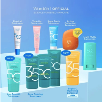 Wardah UV Shield Sunscreen All Series SPF 50 PA++++ - Tabir Surya Wajah