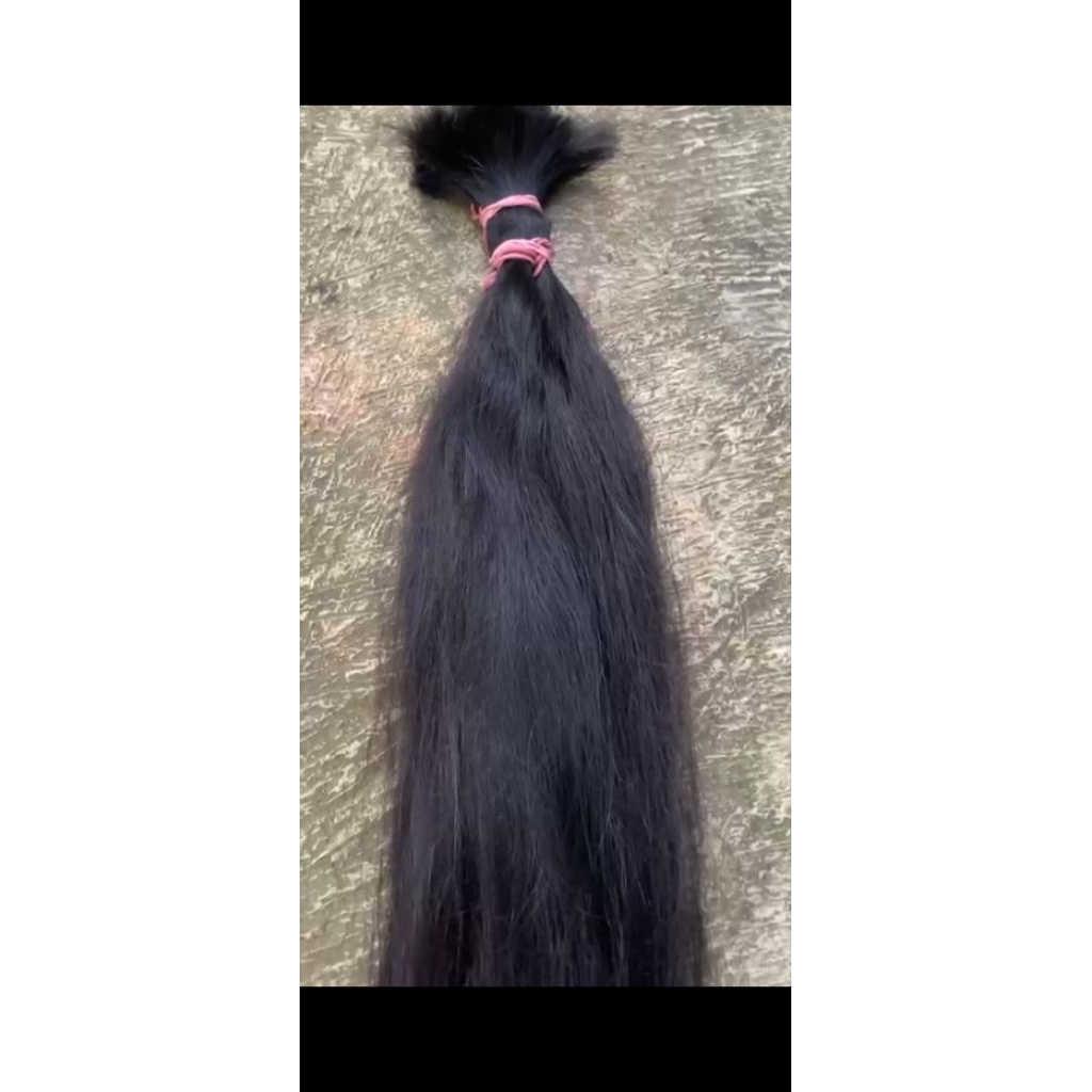 potongan rambut wanita asli ukuran 90cm