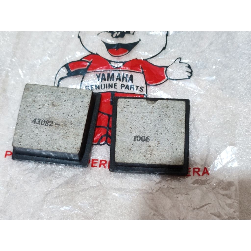 kampas rem depan yamaha rx125 rx 125 engkel original nos