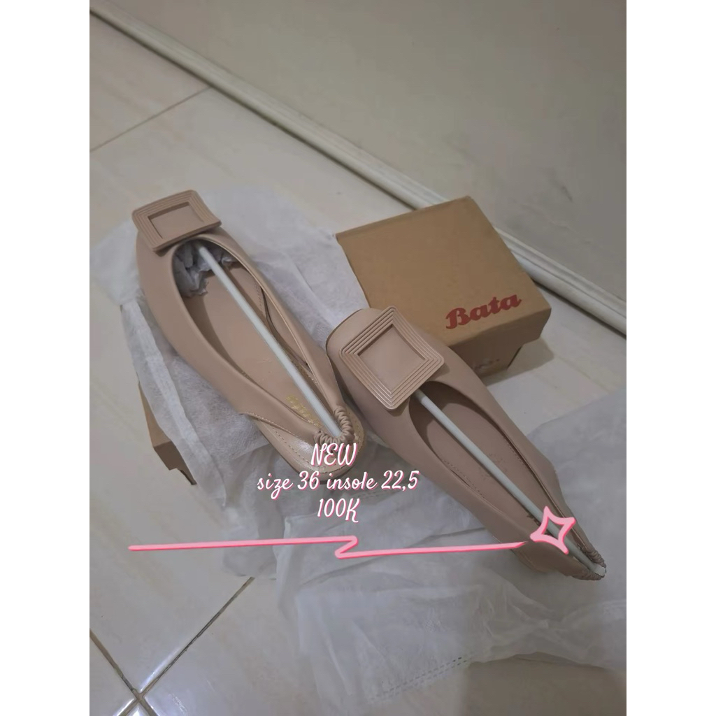 FLAT SEPATU SENDAL BATA