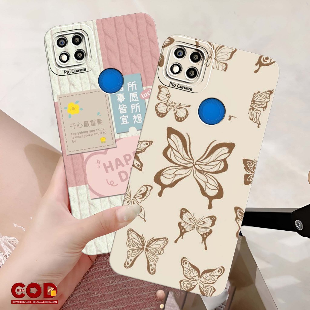 Case Hp Redmi 9C / Redmi 10A / Redmi 9A / Redmi 10C / Poco C40 Silikon Tpu Lentur Fashion Case Motif
