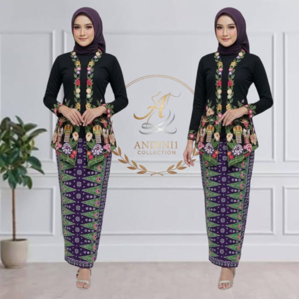 Setelan Kebaya Encim Super Jumbo Ld 140