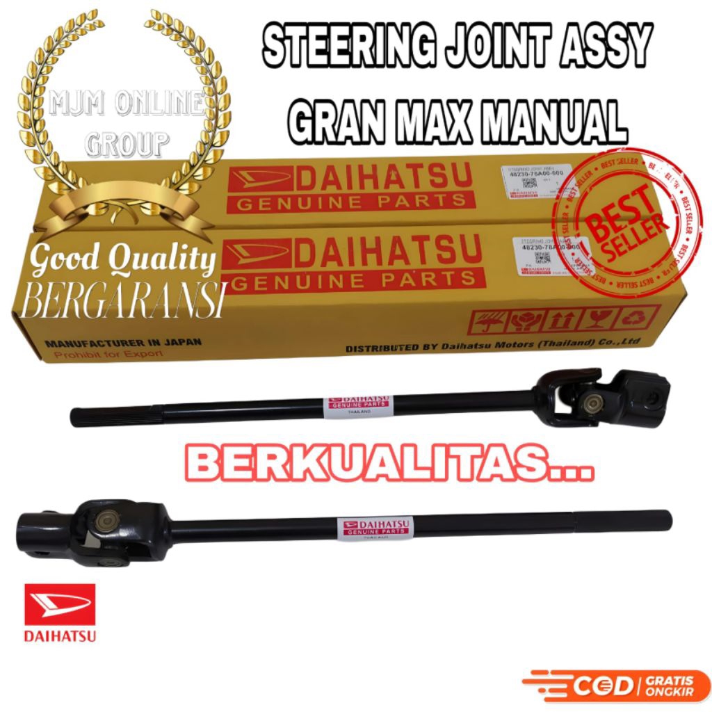 Steering joint assy join stir Gran Max Grandmax manual Bergaransi