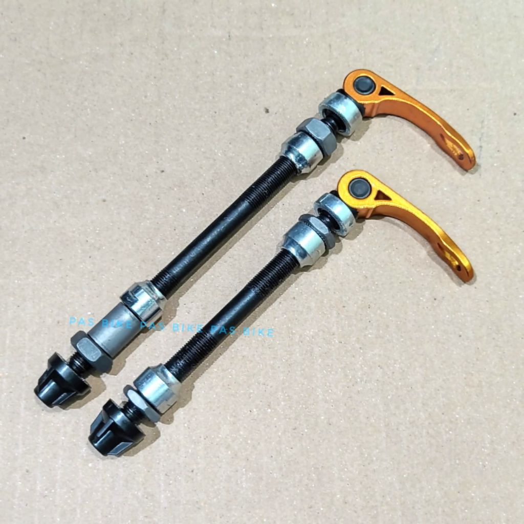 As QR depan belakang dan As Bolong 3/8 Spindle Hub Sepeda MTB Seli