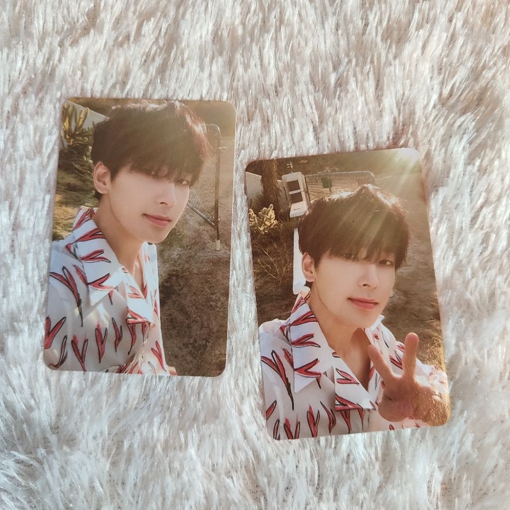 photocard wonwoo henggarae set cahil seventeen official