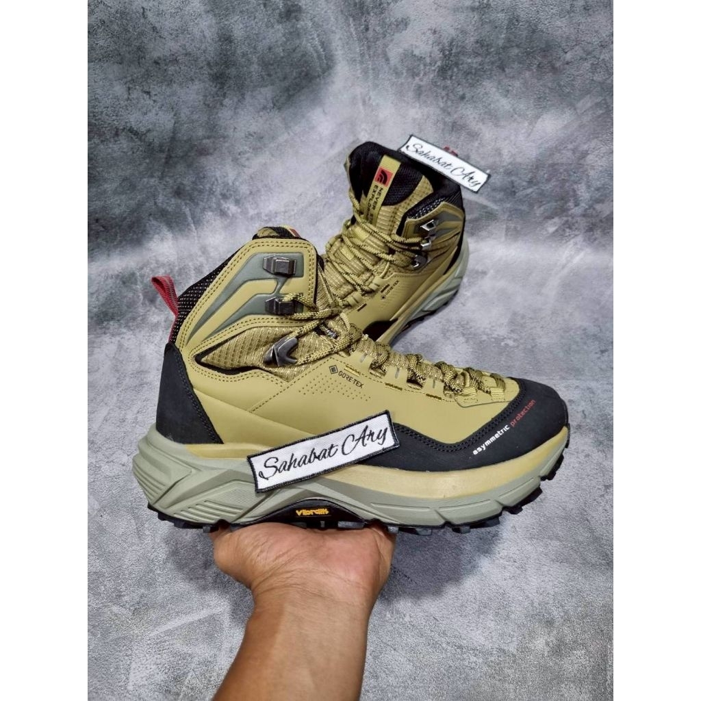 Sepatu Hiking TN Face Mid GTX Coyote Brown Black