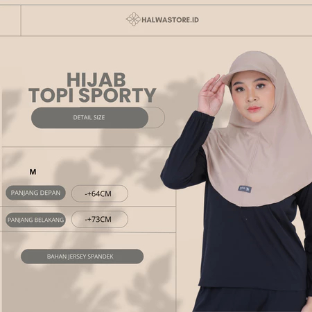 SMASH Jilbab Topi Dewasa Anti Tembem – Hijab Instan Model Bergo Sporty Hijab Topi Dewasa Bergo Kekin