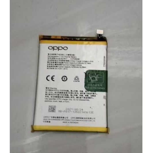 batry Oppo a15 model:blp817 ori copotan