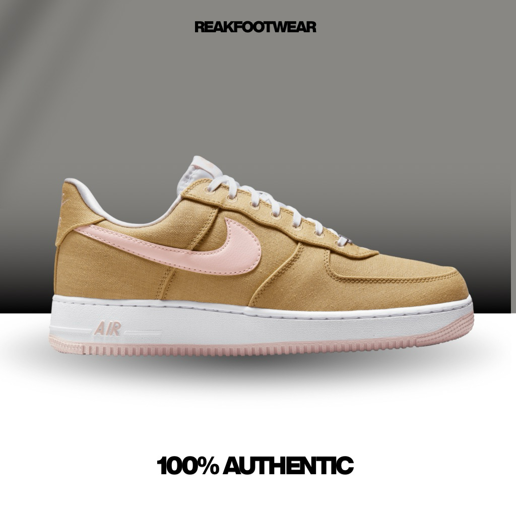 Nike Air Force 1 Low Linen Canvas 100% Authentic [HV2021-200]