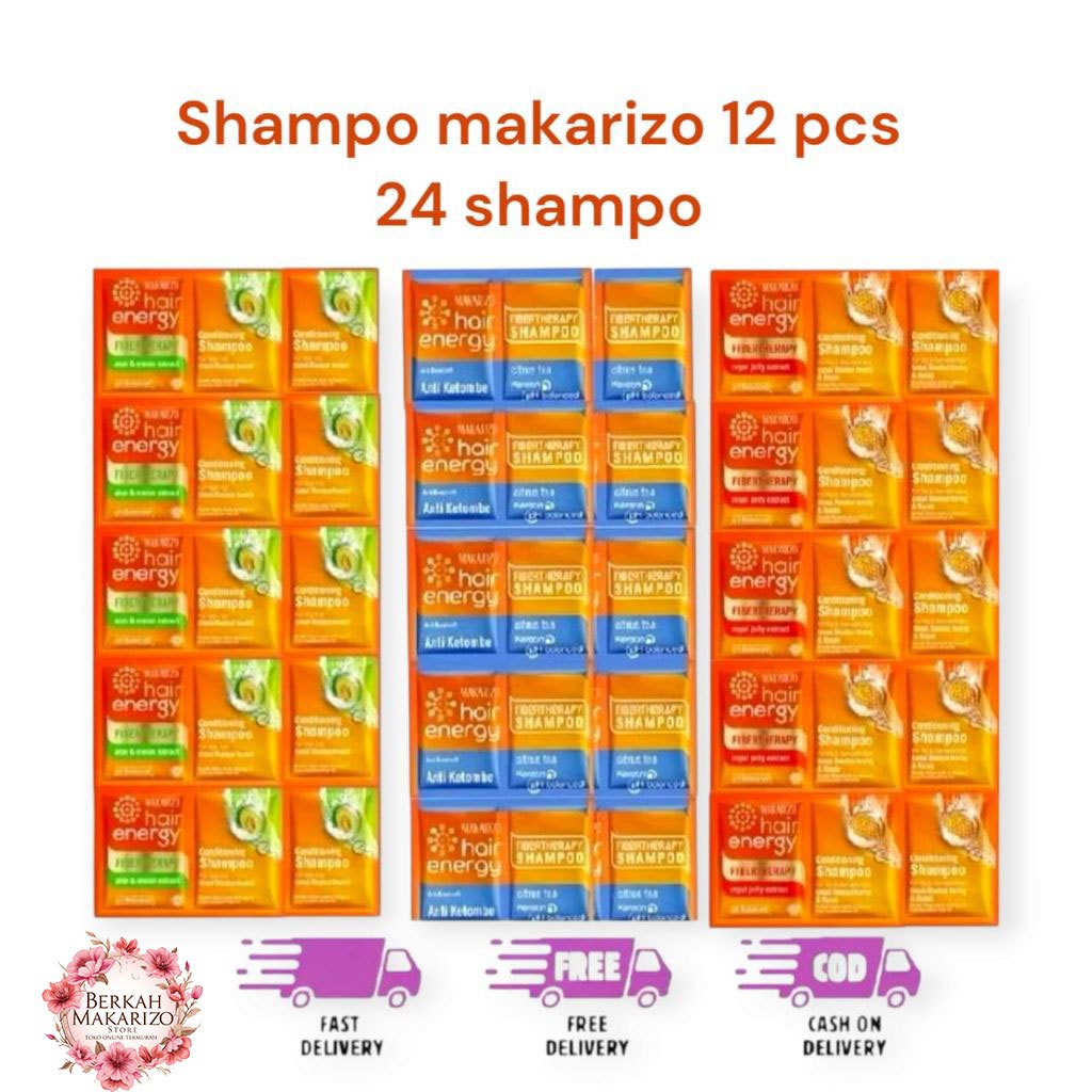 Shampo Makarizo Sachet 1 Renteng 24pcs | Makarizo Shampoo Original