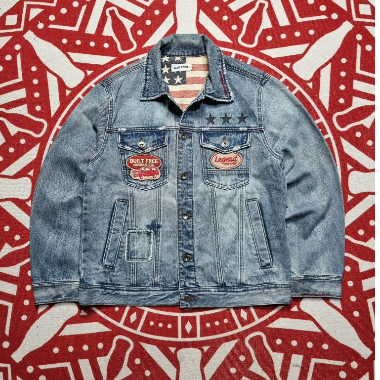 Jeep spirit trucker jacket denim
