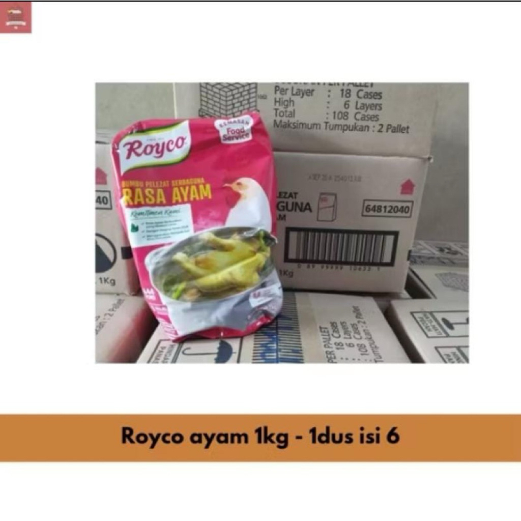royco ayam 1kg 1 dus isi 6