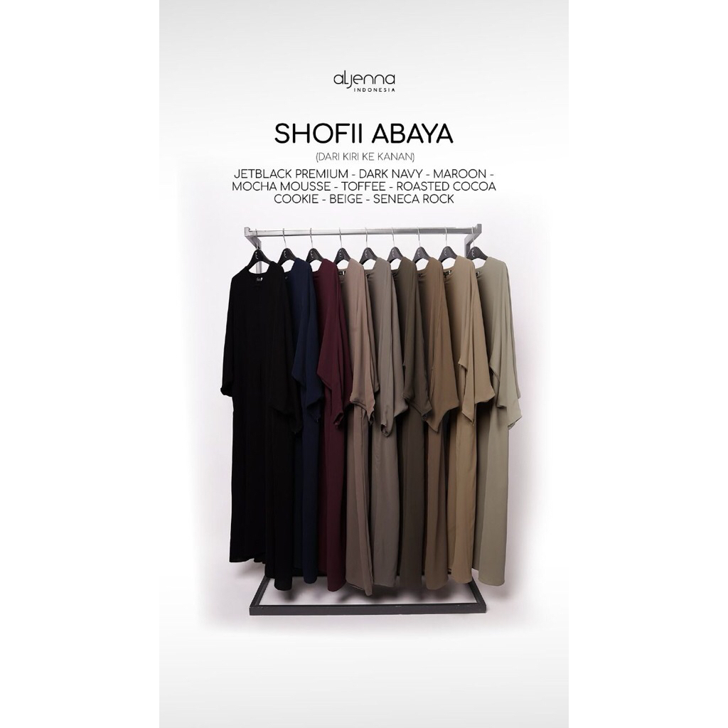 aljenna.id - NWT Shofii abaya arabian