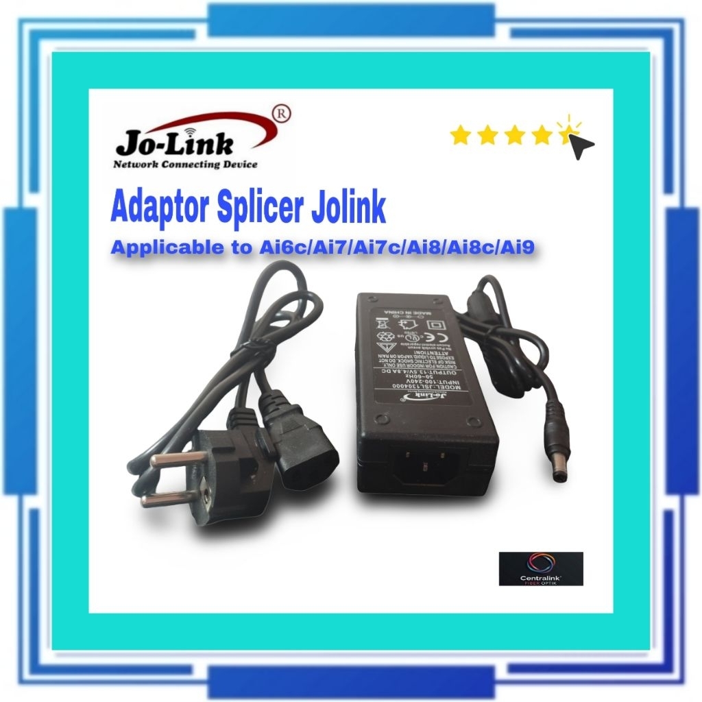 Adaptor Splicer Merk Jolink AI-6c,AI-6c+,AI-9 / 13.5V 4.8A (New)