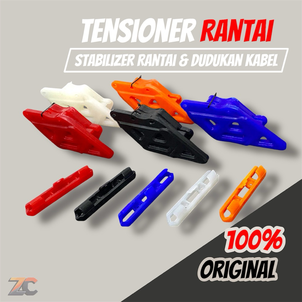 TENSIONER RANTAI TENSIONER TAHANAN RANTAI KLX CRF MODEL KTM TEFLON // DUDUKAN SELANG REM PNP ARM ORI
