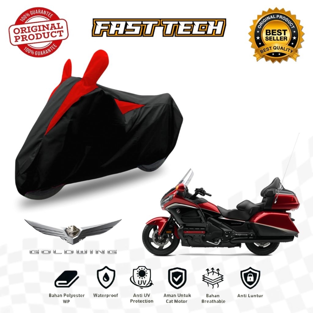 Sarung motor Honda Goldwing | Cover penutup motor Honda Goldwing waterproof