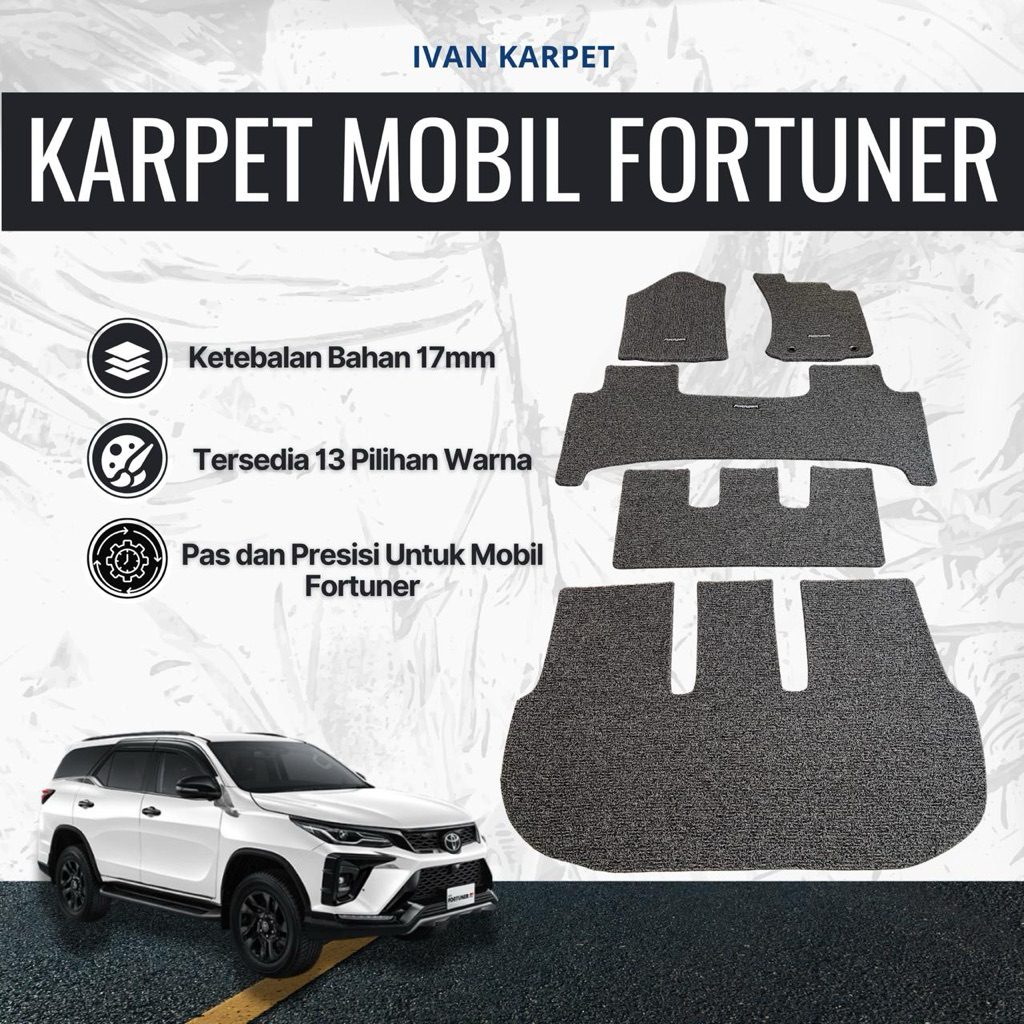 karpet mobil mie fortuner